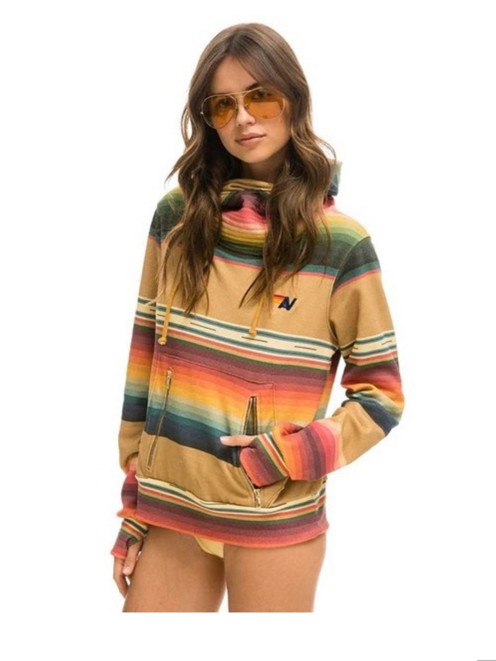 Aviator Nation Serape Ninja Hoodie Unisex